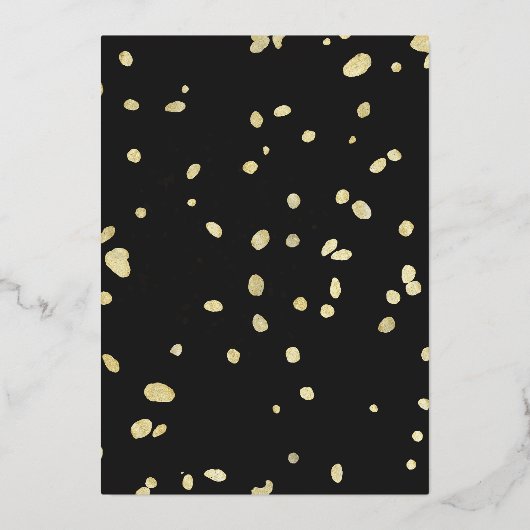 Klassiek ruw touw bruiloft folie uitnodiging (Achterkant)