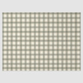Klassiek Sage Tartan Tissuepapier (Voorkant)