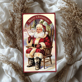 Klassiek  Santa Claus decoupage papier