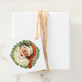 Klassiek  Santa Retro Bedankjes Labels (In situ)