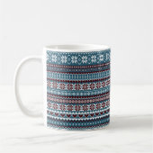 Klassiek Scandinavisch kersttrui-patroon Koffiemok (Links)