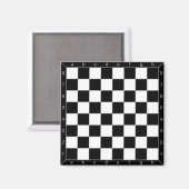 klassiek schaakbord magneet (Voorkant / Achterkant)