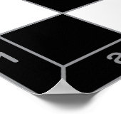 klassiek schaakbord poster (Hoek)