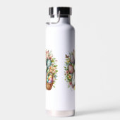 /Klassiek Schattige Paashaas Waterfles (Rechts)