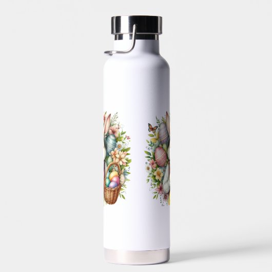 /Klassiek Schattige Paashaas Waterfles (Rechts)