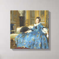  Klassiek schilderen van een meisje met een vacht