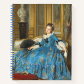  Klassiek schilderen van een meisje met een vacht Notitieboek (Voorkant)