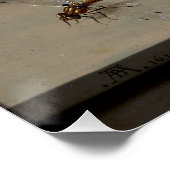 Klassiek schilderen van perfect Poster met een blo (Hoek)