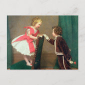  Klassiek schilderen van Victoriaans kinderen Briefkaart (Voorkant)