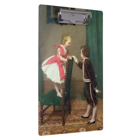 Klassiek schilderen van Victoriaans kinderen Klembord (Rechts)