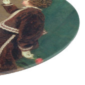 Klassiek schilderen van Victoriaans kinderen Snijplank (Hoek)