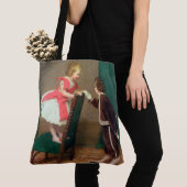  Klassiek schilderen van Victoriaans kinderen Tote Bag (Dichtbij)