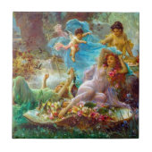 Klassiek schilderij Keramische Tegel Tegeltje (Voorkant)