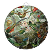 klassiek schilderij van vogel- en wildvogelsoorten dartbord (Voorkant)
