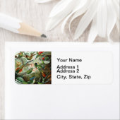 klassiek schilderij van vogel- en wildvogelsoorten etiket (Insitu)