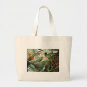 klassiek schilderij van vogel- en wildvogelsoorten grote tote bag (Voorkant)
