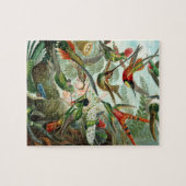 klassiek schilderij van vogel- en wildvogelsoorten legpuzzel (Horizontaal)