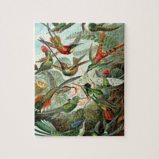 klassiek schilderij van vogel- en wildvogelsoorten legpuzzel (Verticaal)