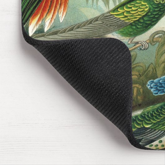 klassiek schilderij van vogel- en wildvogelsoorten muismat (Hoek)