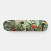 klassiek schilderij van vogel- en wildvogelsoorten skateboard (Horizontaal)