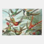 klassiek schilderij van vogel- en wildvogelsoorten theedoek (Horizontaal)