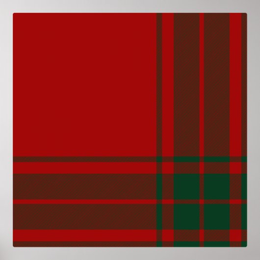 Klassiek Schots geruit patroon Folie Afdrukken (Voorkant)