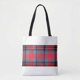 Klassiek Schots geruit patroon Tote Bag