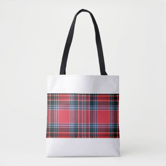 Klassiek Schots geruit patroon Tote Bag (Voorkant)