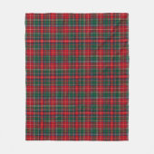 Klassiek Schotse Plaid Kerst Fleece Deken (Voorkant)