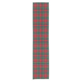 Klassiek Schotse Plaid Kerstmis Korte Tafelloper (Voorkant)