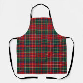 Klassiek Schotse Plaid Kerstmis Schort (Voorkant)