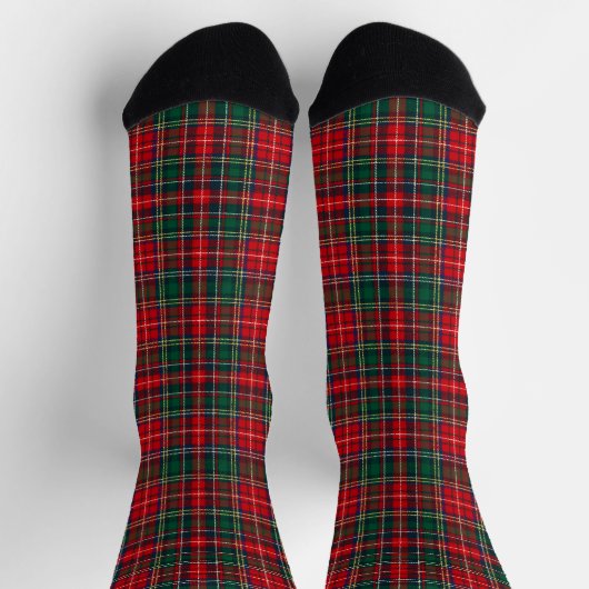 Klassiek Schotse Plaid Kerstmis Sokken (Top)