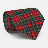 Klassiek Schotse Plaid Kerstmis Stropdas (Opgerold)