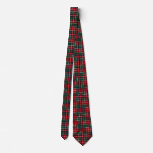 Klassiek Schotse Plaid Kerstmis Stropdas (Achterkant)