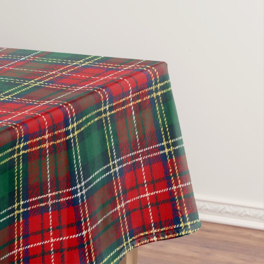 Klassiek Schotse Plaid Kerstmis Tafelkleed (Voorbeeld)