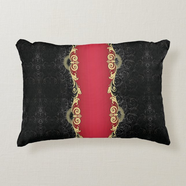 Klassiek schuifwerkontwerp accent kussen (Voorkant)