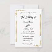 Klassiek script en Oosters gouden motief Kaart (Voorkant)