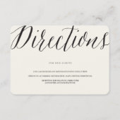 Klassiek Script Grieks Key Geo Trouwaanwijzingen Informatiekaartje (Voorkant)