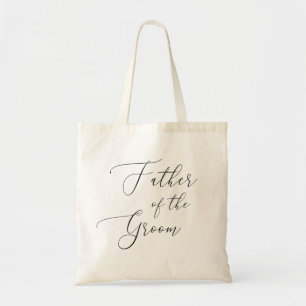 Klassiek Script Huwelijk Vader van de Bruidegom Tote Bag