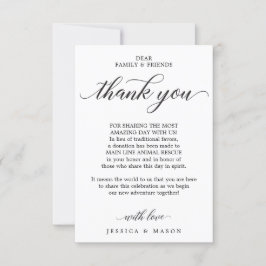 Klassiek script in plaats van Favors Place Card Aankondiging