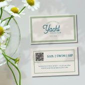 Klassiek script QR-code en website Visitekaartje