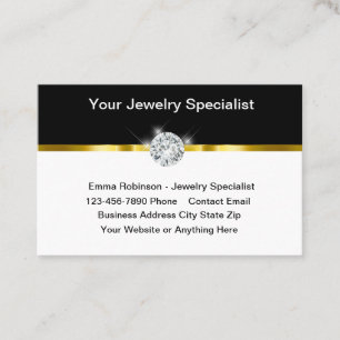 Klassiek Sieraden Expert Visitekaartje Ontwerp