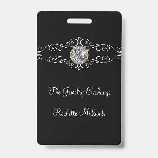 Klassiek Sieraden Thema Badge (Voorzijde)
