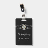 Klassiek Sieraden Thema Badge (Voorzijde met clip)