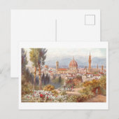 Klassiek silhouet van Florence Briefkaart (Voorkant / Achterkant)
