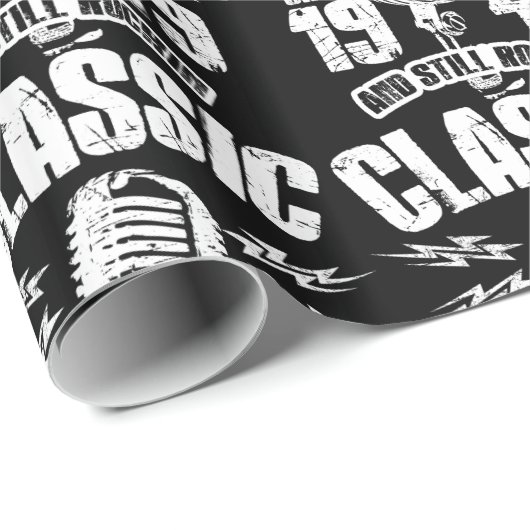 Klassiek sinds 1949 en nog steeds Rockin Cadeaupapier (Rol Hoek)