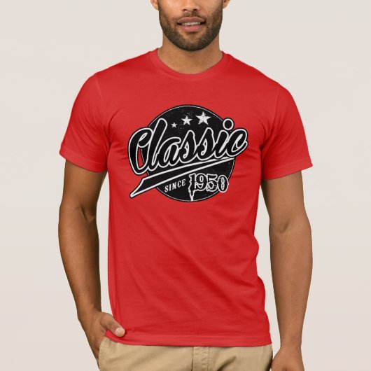 Klassiek sinds 1950 t-shirt (Voorkant)