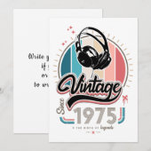 Klassiek sinds 1975 hoofdtelefoon kaart (Voorkant / Achterkant)