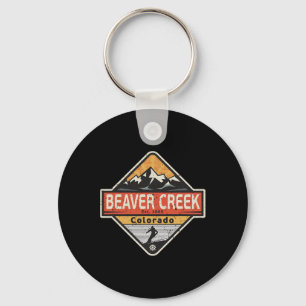 Klassiek skien in Beaver Creek Colorado besneeuwde Sleutelhanger