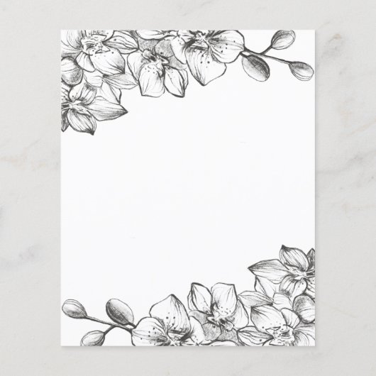 Klassiek sla de datum op. Flyer (Achterkant)